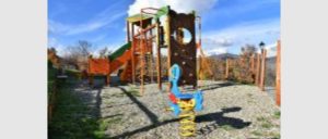 L'area giochi per bambini del BioAgriturismo Sant'Elia