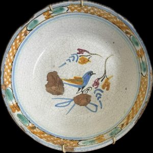 Piatto decorato, inizi ’800 – Recuperato a Enna