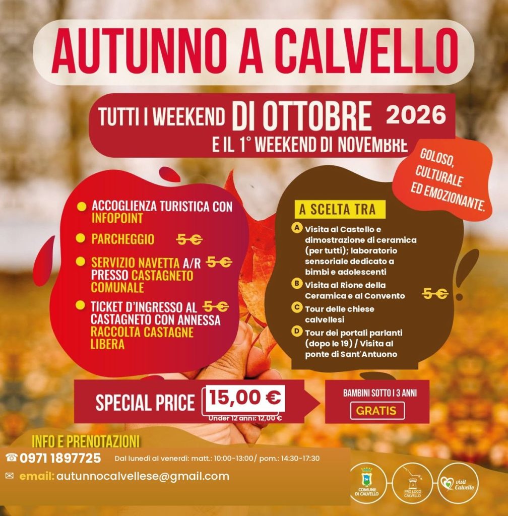 Locandina Autunno a Calvello 2026